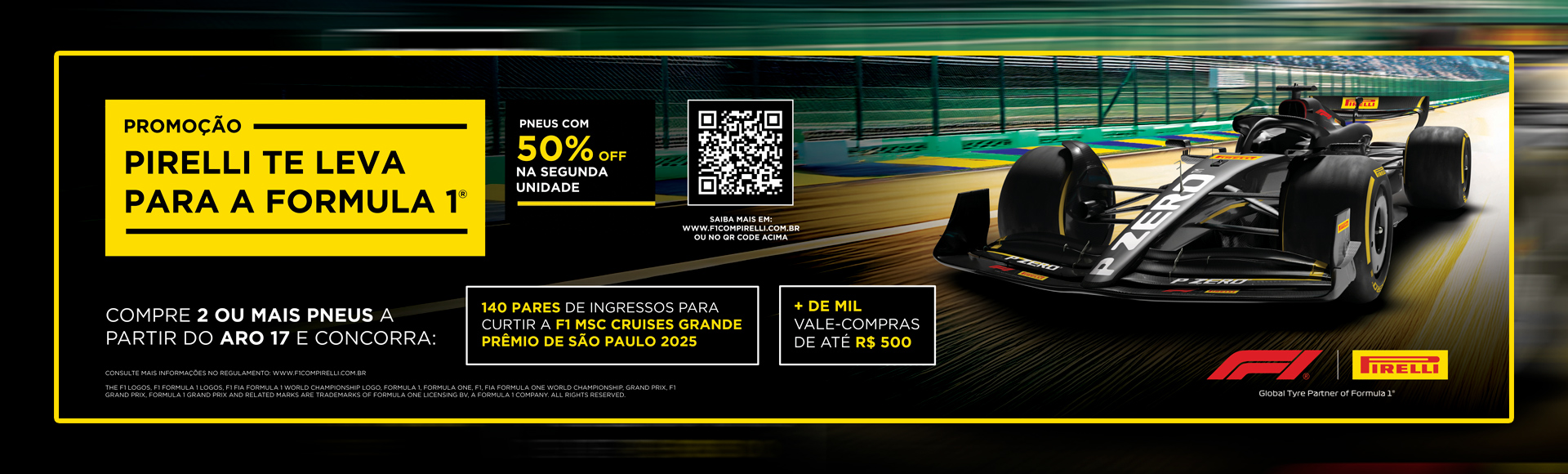Banner Desktop 1 – Promoção Ingresso F1